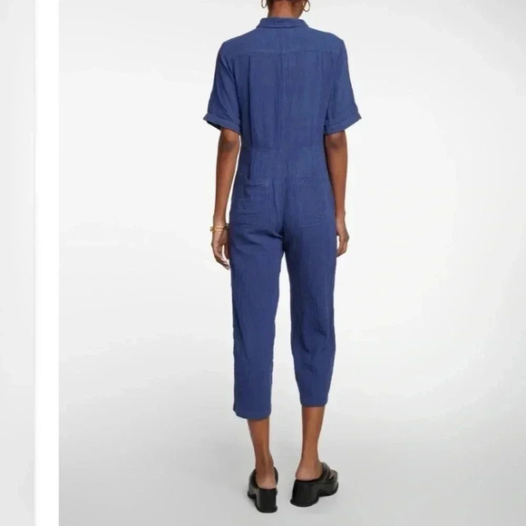 Velvet Elia cotton blue gauze jumpsuit Size XS $346 - Picture 5 of 7
